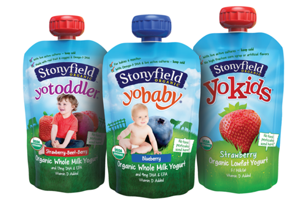 Stonyfield Organic Yogurt Pouches