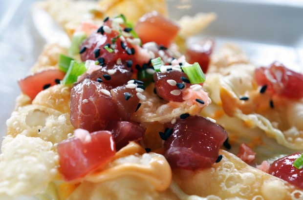 Ahi Nachos