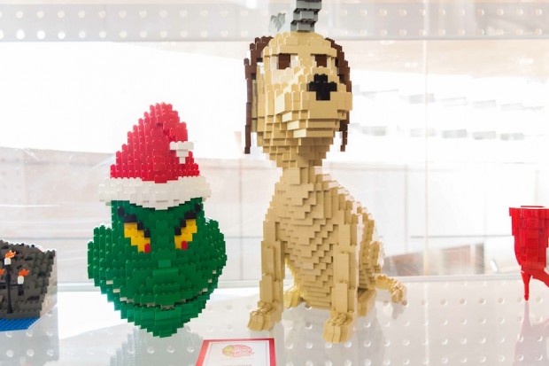 DR. SEUSS' HOW THE GRINCH STOLE CHRISTMAS! THE MUSICAL LEGO exhibit