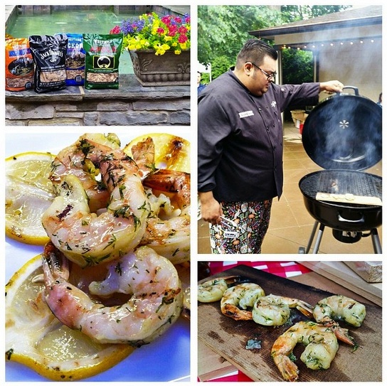 Cedar Plank Grilled Shrimp