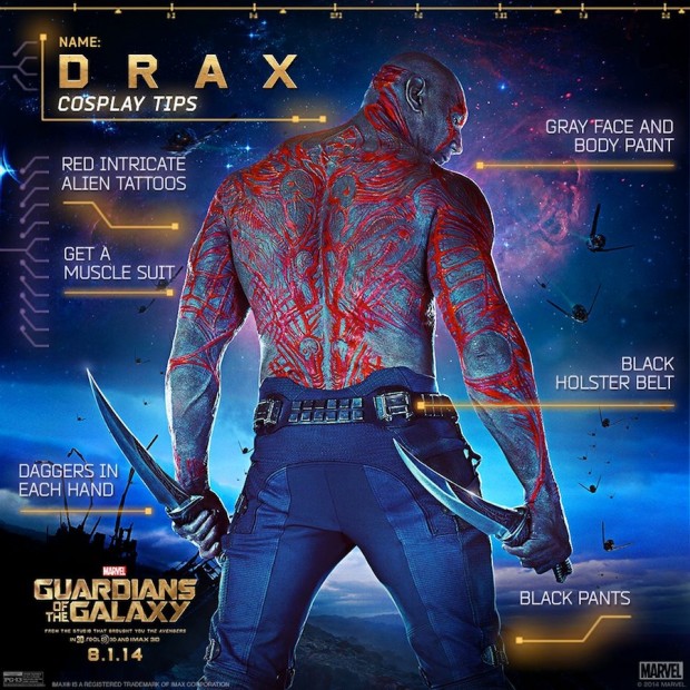Drax Guardians of the Galaxy