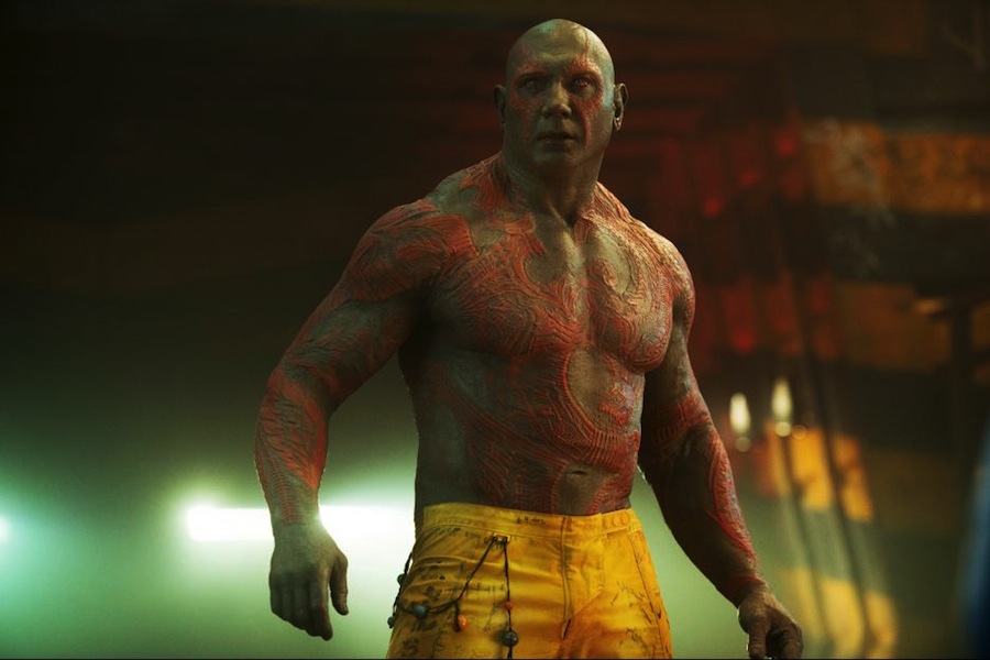 Ex-pro wrestler Bautista breaks out in 'Guardians