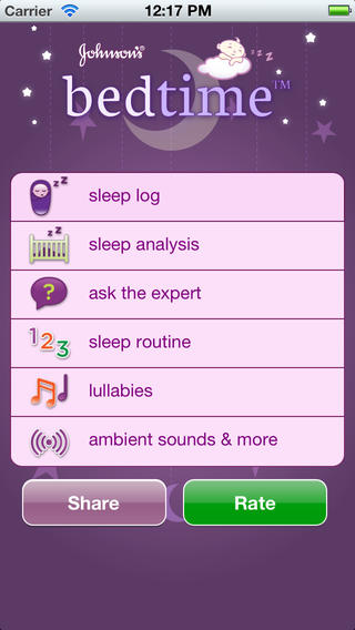 Johnson's Baby Bedtime App