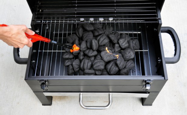 Lighting a Charcoal Grill