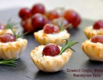 Roasted Grape, Walnut and Mascarpone Tart Recipe