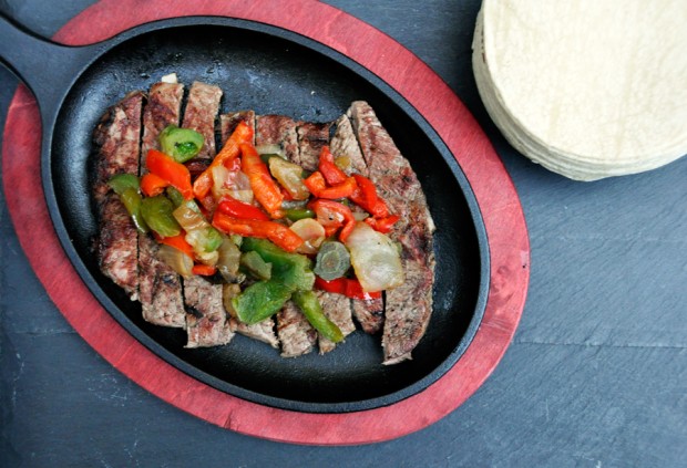 Steak Fajitas On The Grill