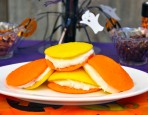 Candy Corn-Inspired Whoopie Pies