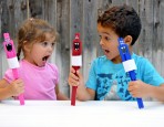 DIY Popsicle Stick Monster Puppets