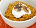 Pumpkin Walnut Steel Cut Oatmeal