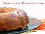 Cranberry Sour Cream Coffee Cake