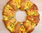 Crescent Bacon, Egg, and Sharp Cheddar Brunch Ring