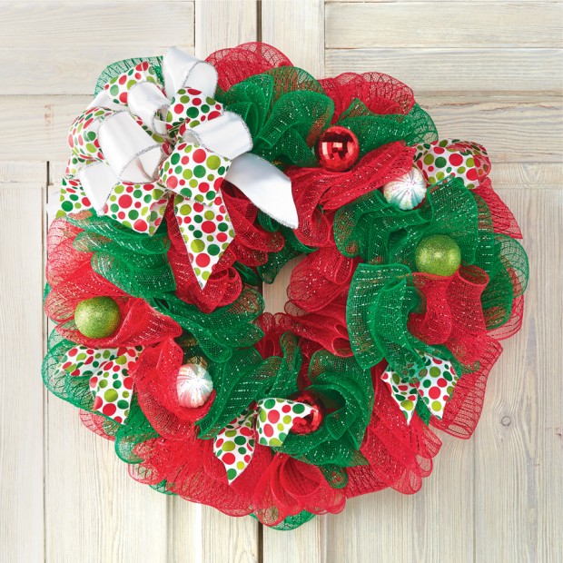 Ornament Mesh Wreath