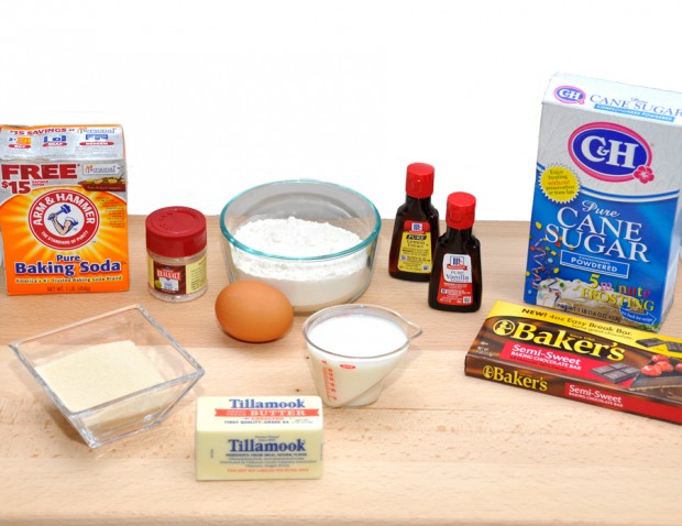 Black and White Cookies Ingredients