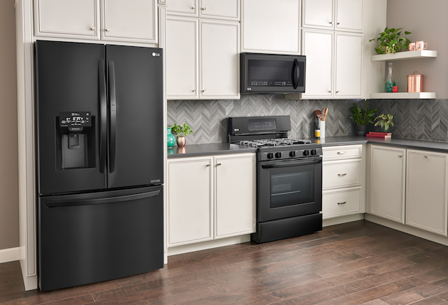 LG Kitchen Matte Black Range