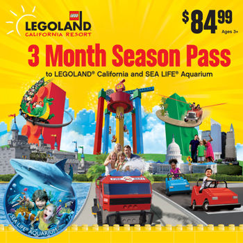 3 Month LEGOLAND California Season Pass