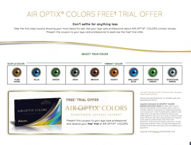 Air Optix Trial Offer