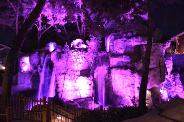 Camp Snoopy Pink Waterfall