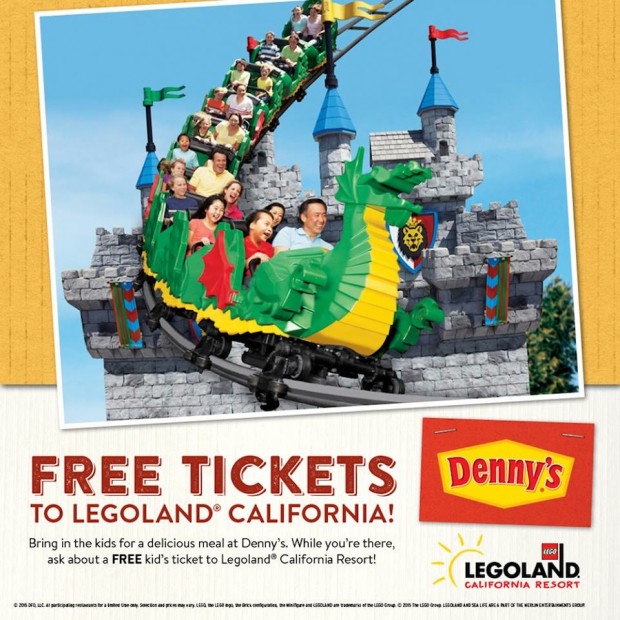 Denny's and LEGOLAND Promotion