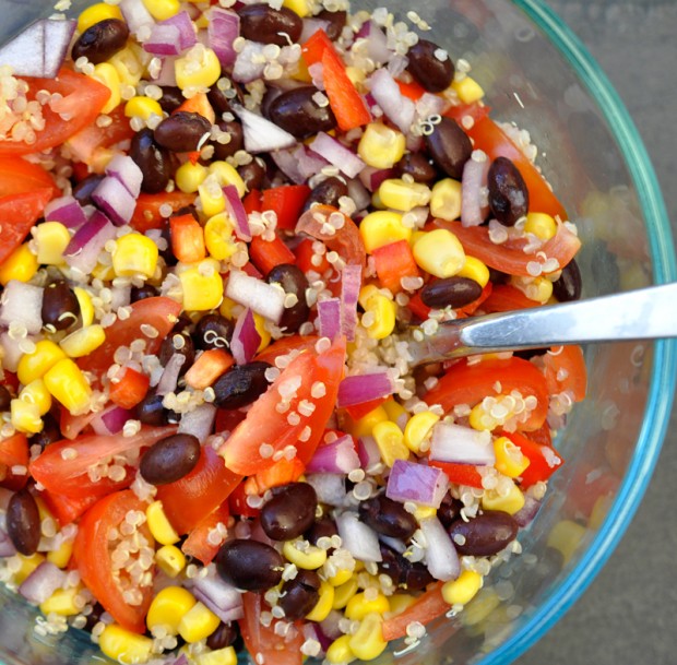 Black Bean, Corn and Quinoa Salad