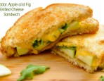 Cheddar, Apple and Fig Grilled Cheese