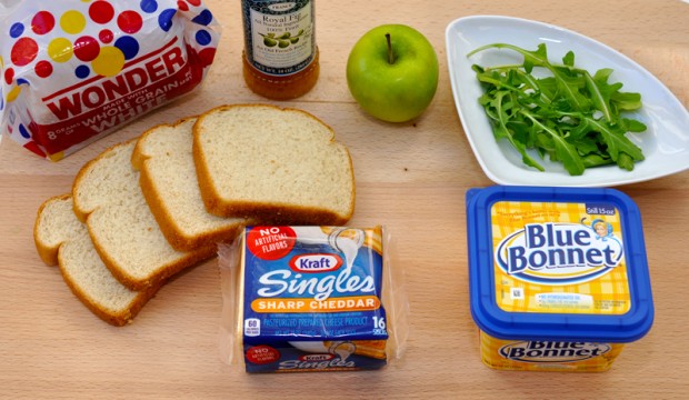 Gourmet Grilled Cheese Ingredients