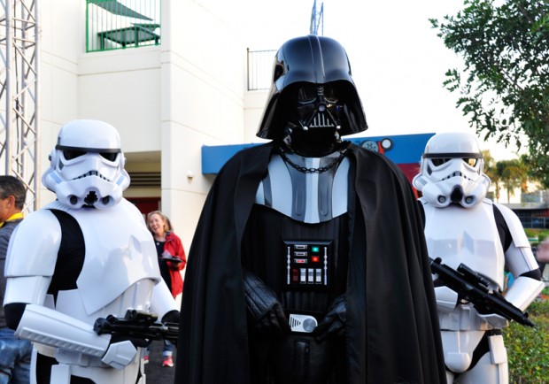 Darth Vader and Stormtroopers