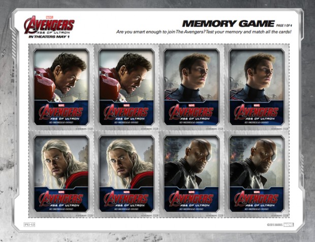 Avengers Memory Game