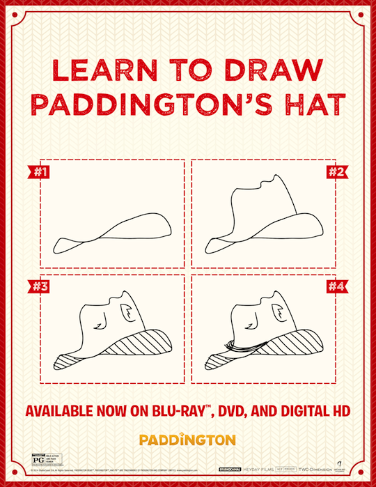 Draw Paddington's Hat