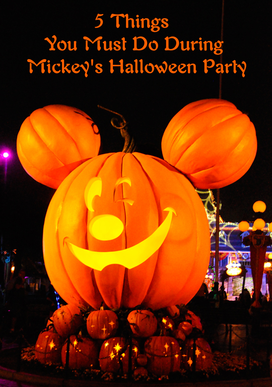 5 Things To Do During Mickey's Halloween Party