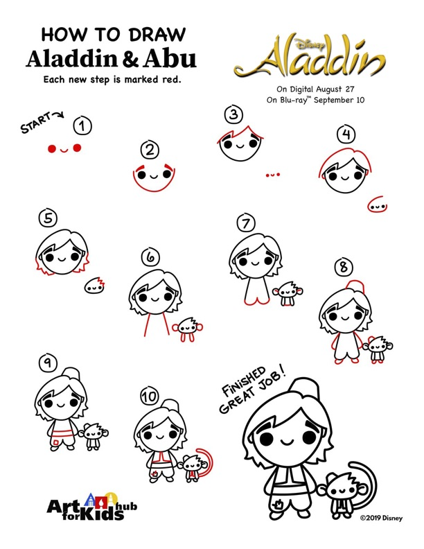 Aladdin Abu Activity Sheet