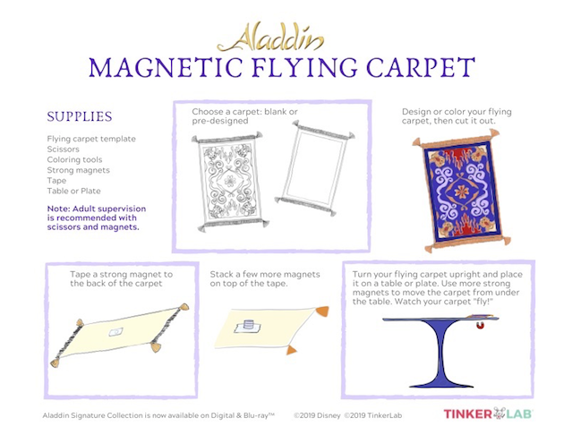 Aladdin Flying Magic Carpet Activity