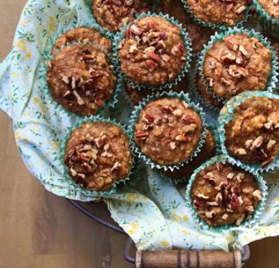 Oat Carrot Muffins