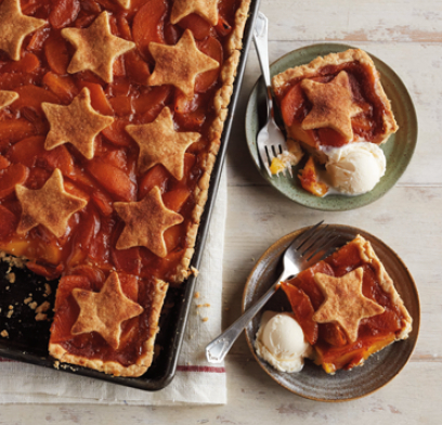 Peach Slab Pie