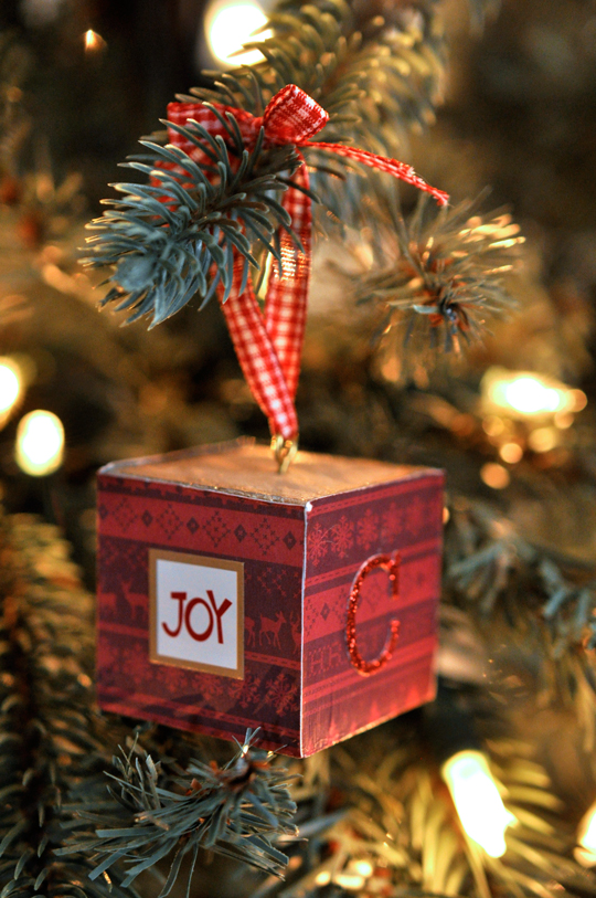 Photo Cube Ornament