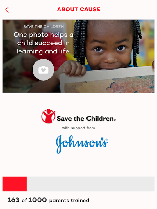 Save the Children and JOHNSON'S
