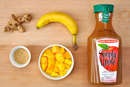 Mango Smoothie Ingredients