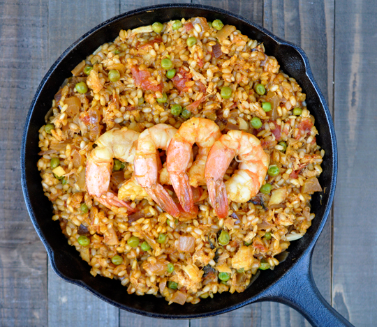 Seafood Paella Recipe - Rockin Mama™