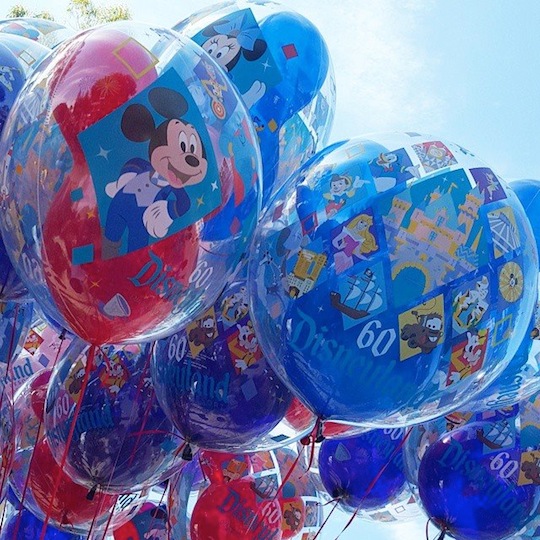 Balloons at Disneyland