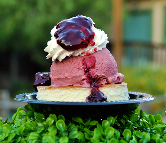 Boysenberry Trifle