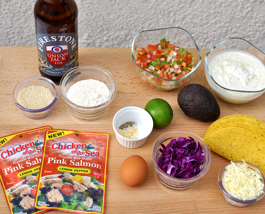 Fish Taco Ingredients