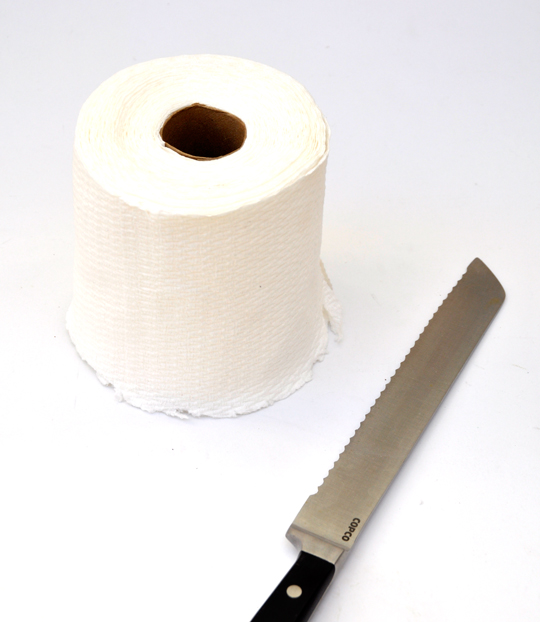 How to Cut Roll of Paper Towels