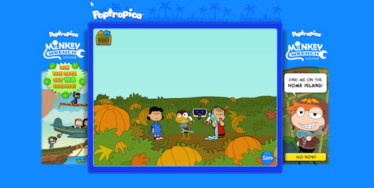 Poptropica Online Game