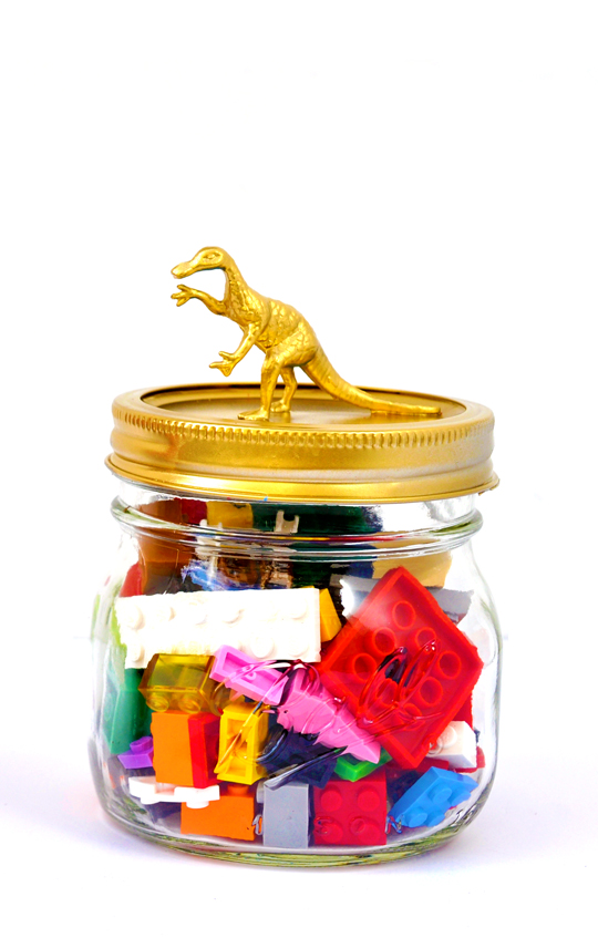 Dinosaur Mason Jars