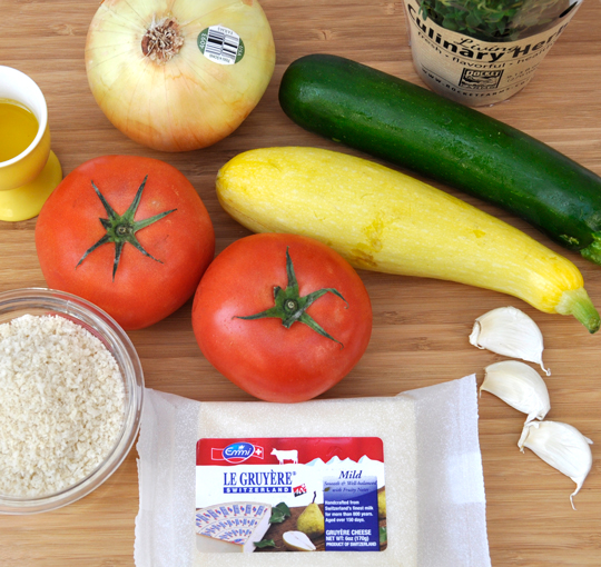 Vegetable Tian Ingredients