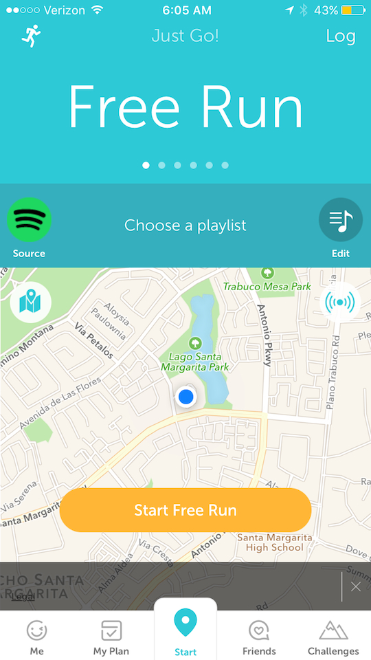Runkeeper App