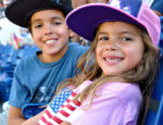 Kids at Baseball Game