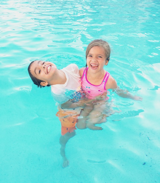 Kids in Pool - Health Habits