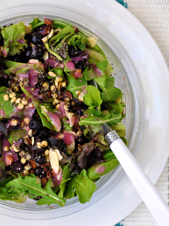Blu-rugula Superfood Salad - Back to School Lunch Ideas