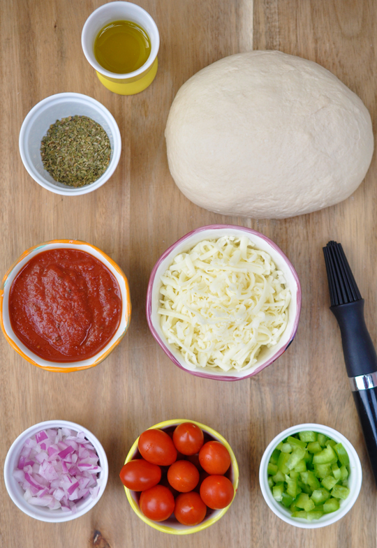 Pizza Roll-Up Ingredients