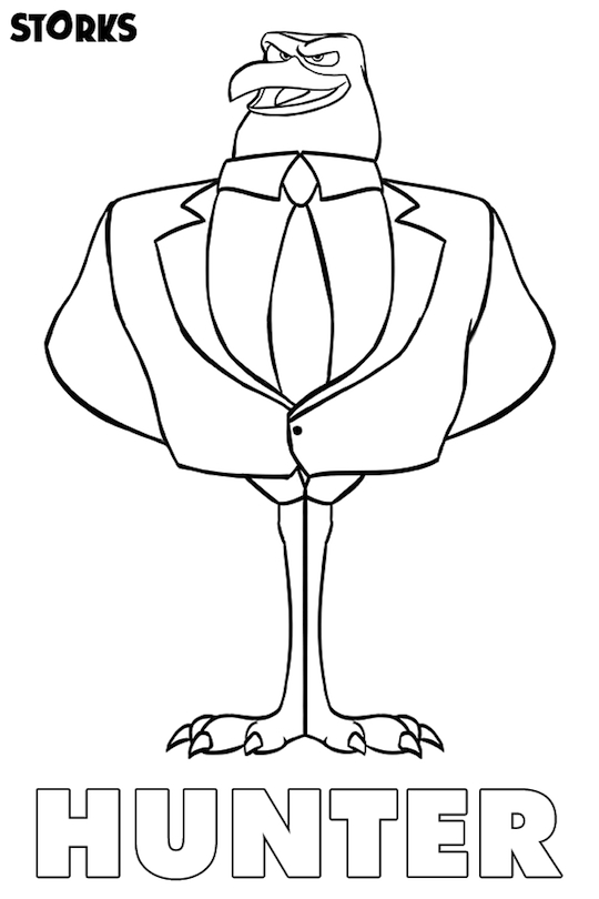 Storks Movie Printables Coloring Page Hunter